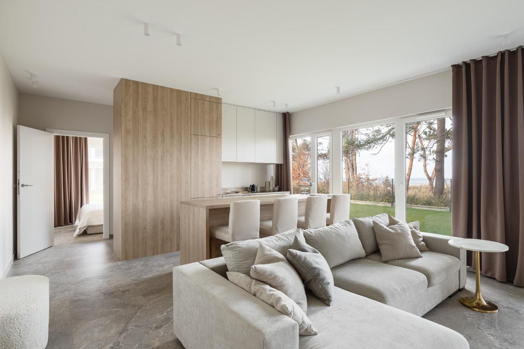 Let'S Sea - 2 Bedroom - Premium Baltic Apartment With Front Sea View Garden And Spa Access Gąski Екстериор снимка